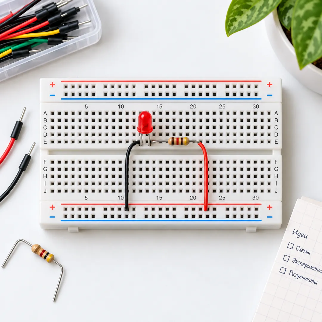 Макетная плата: как пользоваться breadboard и собирать схемы без пайки | Avanti-edu